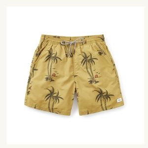 NWT Katin Schooner Volley Brass colored Swim trunks Size Small